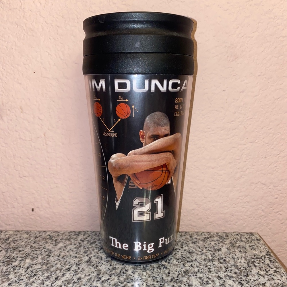 San Antonio Spurs Tim Duncan to go coffee mug